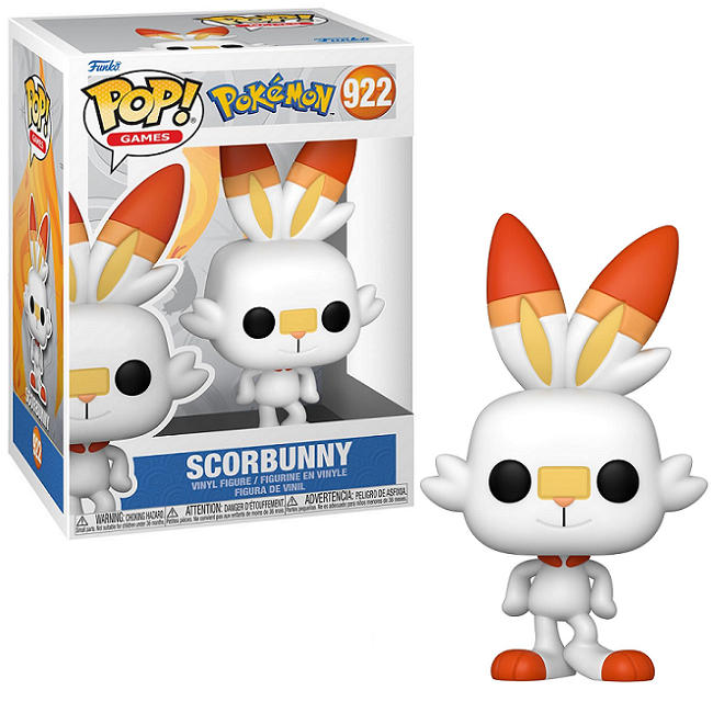  Scorbunny #922 - Pokemon Funko Pop! Games 