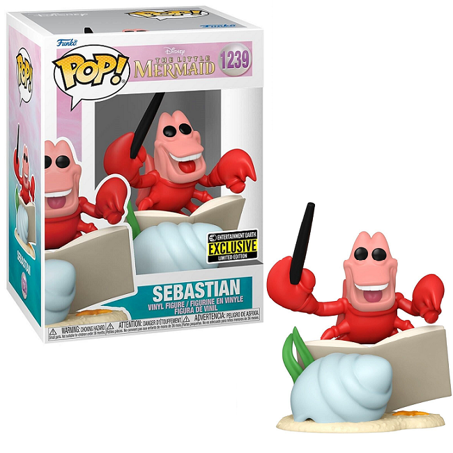 Sebastian #1239 - The Little Mermaid Funko Pop! [EE Exclusive] 