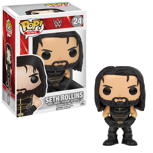 Seth Rollins #24 - Wrestling Funko Pop! WWE [Black Outfit] 