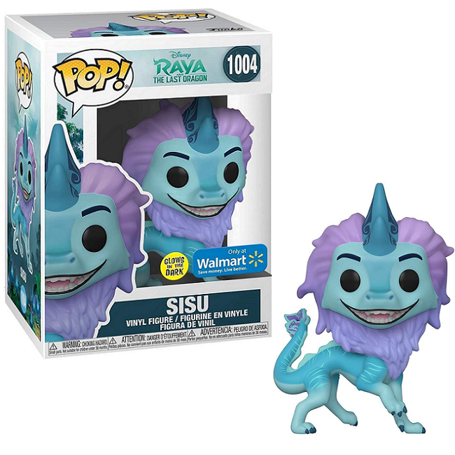  Sisu #1004 - Raya And The Last Dragon Funko Pop [Gitd WalMart Exclusive] 