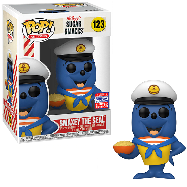  Smaxey The Seal #123 - Sugar Smacks Funko Pop! Ad Icons [2021 Virtual Funkon Limited Edition] 