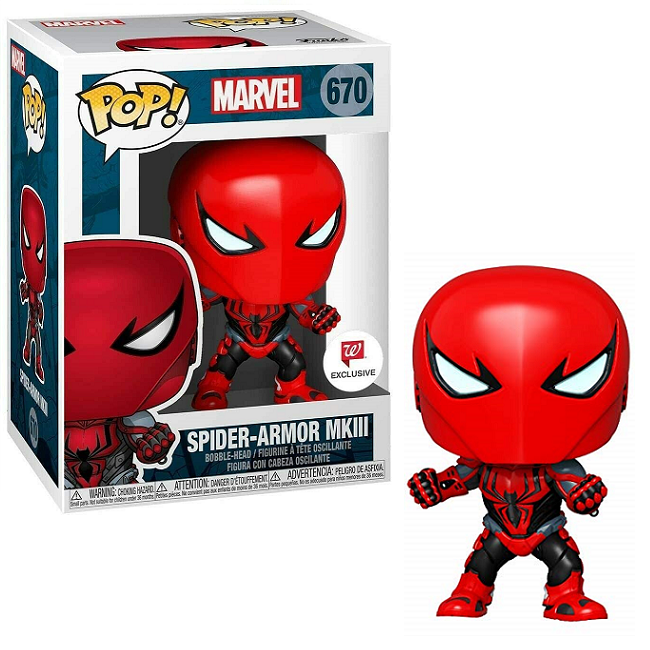  Spider Armor MKIII #670 - Marvel Funko Pop! [WalGreens Exclusive] 