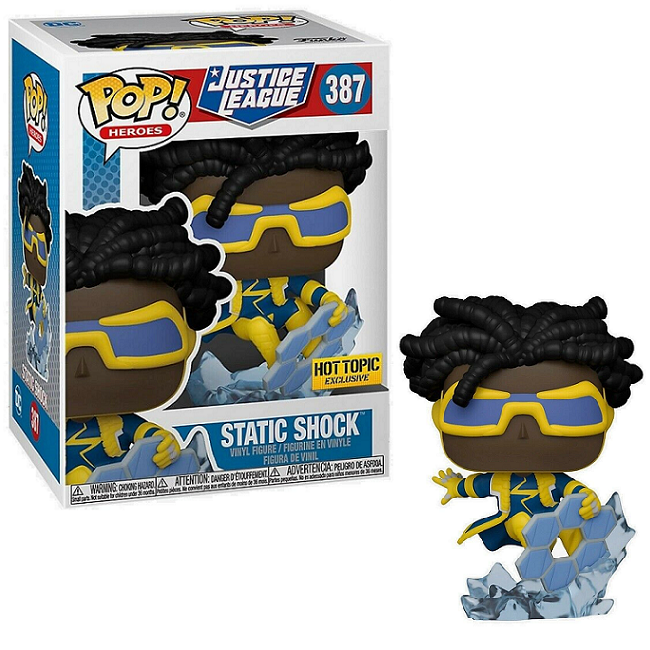  Static Shock #387 – Justice League Funko Pop! Heroes [Hot Topic Exclusive] 