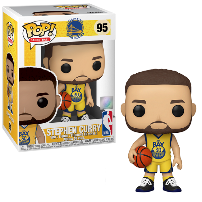  Steph Curry #95 - Golden State Warriors Funko Pop! Basketball [Alternative Uniform] 