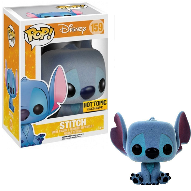  Stitch #159 - Lilo & Stitch Funko Pop! [Flocked Hot Topic Exclusive] 