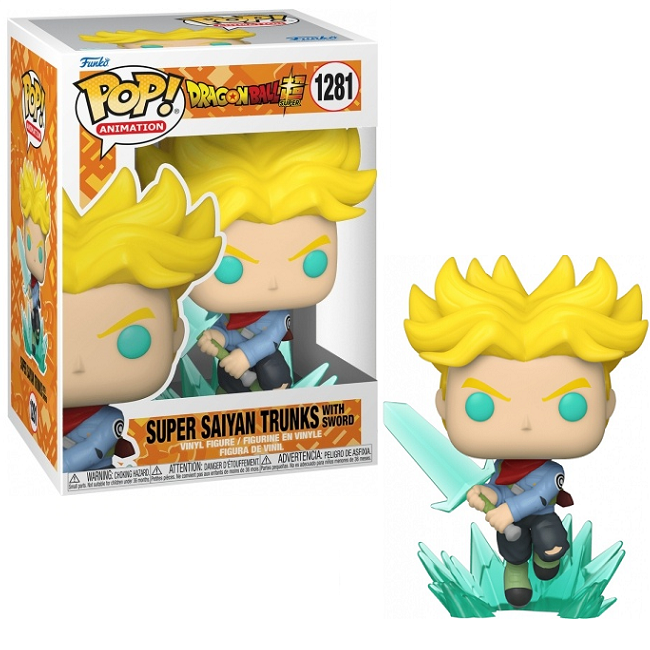  Super Saiyan Trunks with Sword #1281 - Dragon Ball Super Funko Pop! Animation 