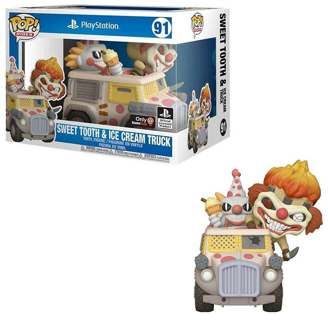  Sweet Tooth and Ice Cream Truck #91 – PlayStation Twisted Metal Funko Pop! Rides [GameStop Exclusive] 