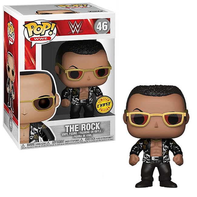  The Rock #46 - Wrestling Funko Pop! WWE [Chase Version] 