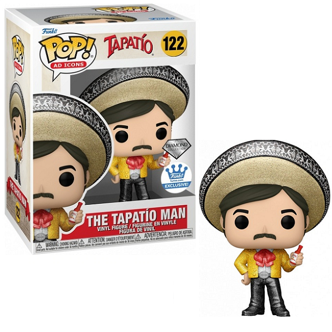  The Tapatio Man #122 - Tapatio Funko Pop! Ad Icons [Diamond Funko Exclusive] 
