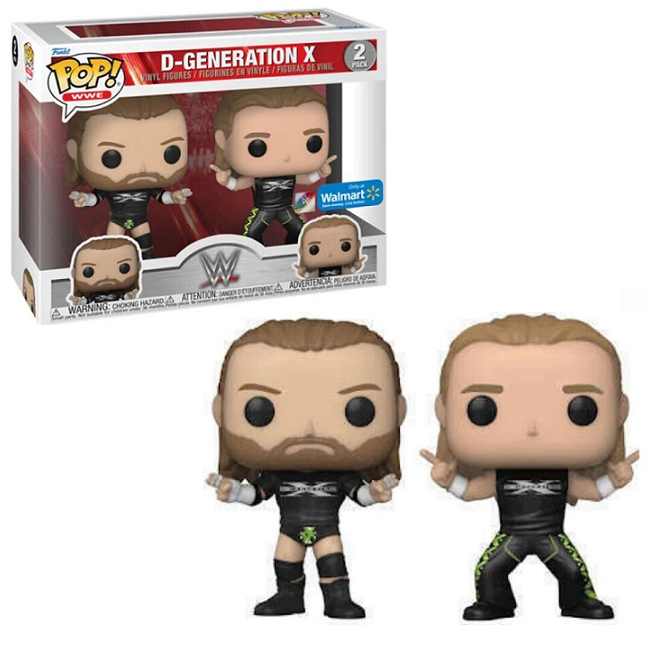  Triple H & Shawn Michaels - D-Generation X Funko Pop! WWE [Walmart Exclusive] 