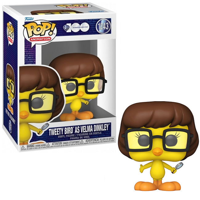  Tweety Bird as Velma Dinkley #1243 - Warner Bros 100th Funko Pop! Animation 