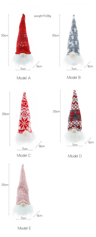 LED Hanging Christmas Gnomes Decorations With Light