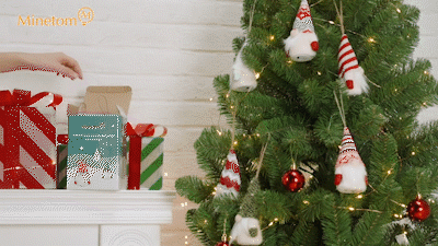 LED Hanging Christmas Gnomes Decorations With Light