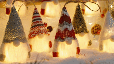 LED Hanging Christmas Gnomes Decorations With Light