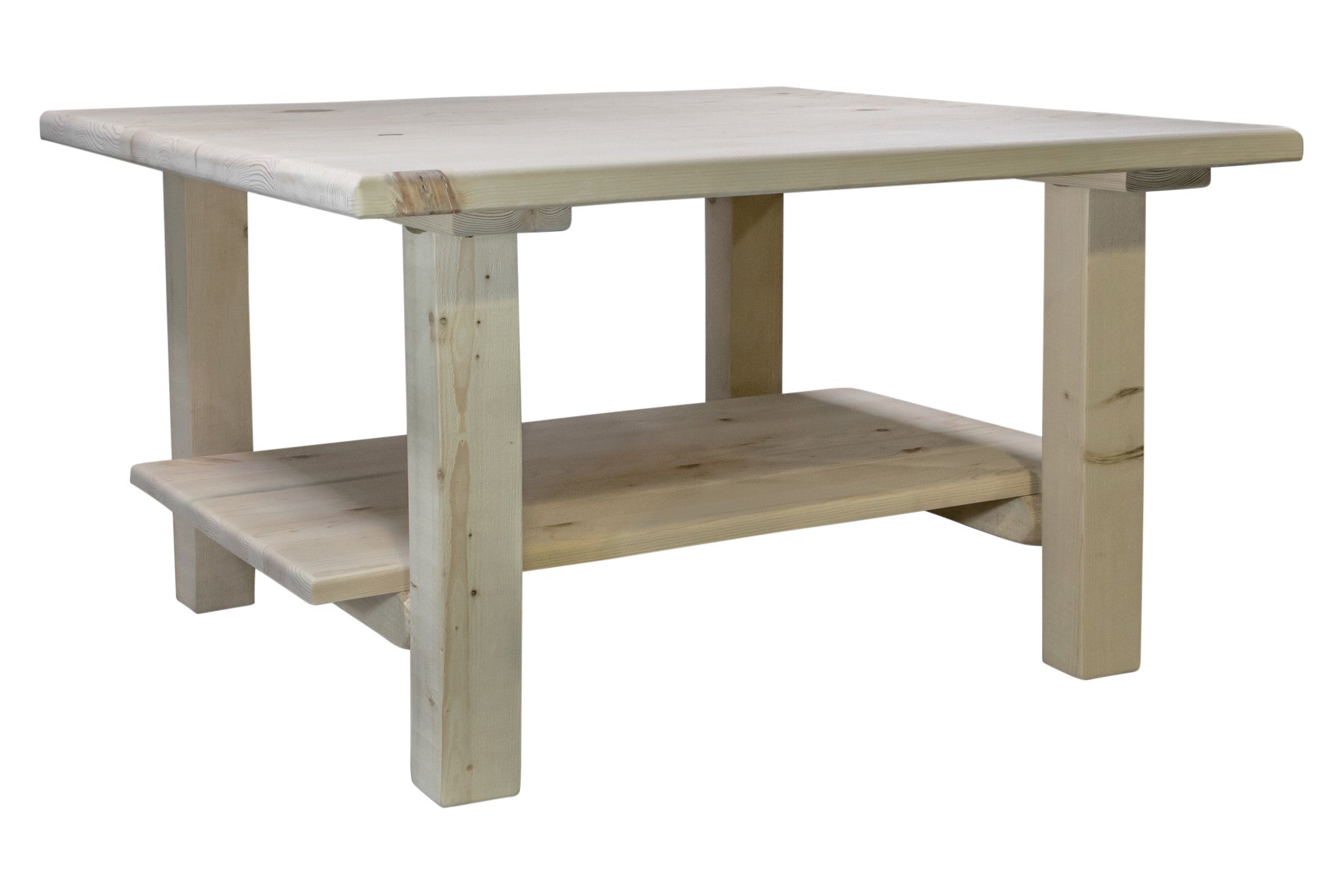 Montana Woodworks Homestead Collection Cocktail Table w/ Shelf