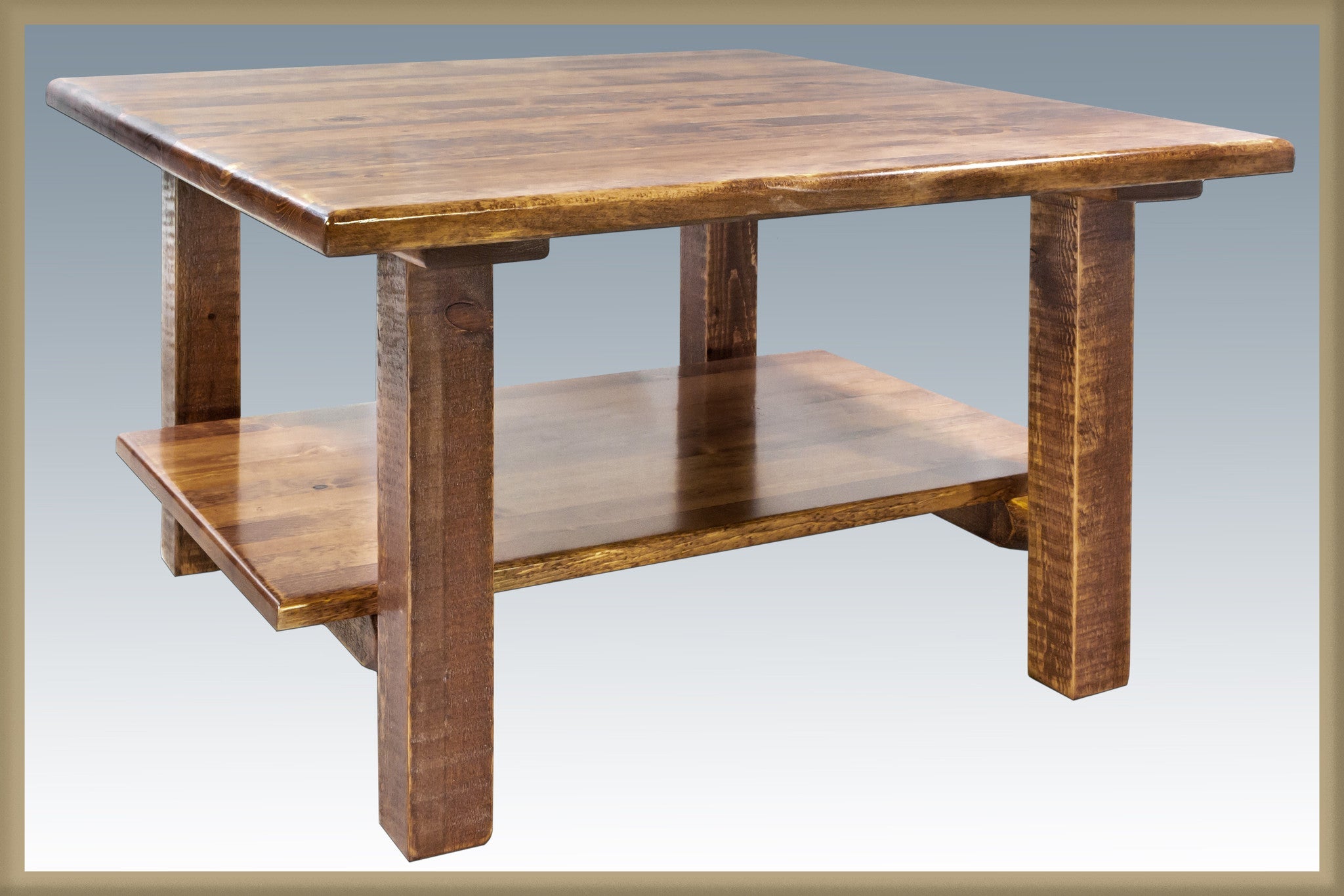 Montana Woodworks Homestead Collection Cocktail Table w/ Shelf
