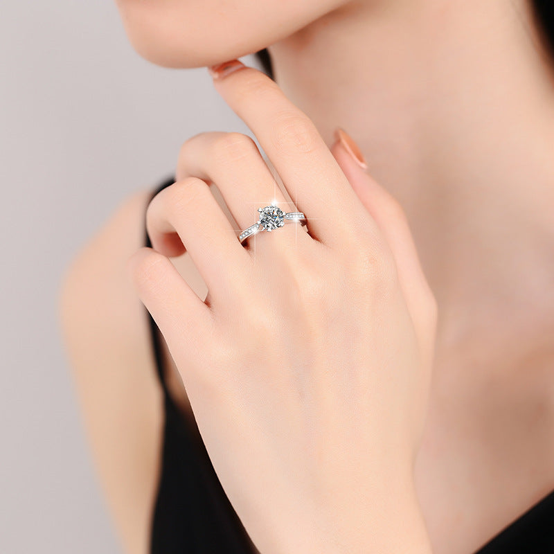 Ethereal Elegance Moissanite rings