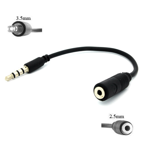 Headphone Adapter, Earbud Converter Jack Earphone 2.5mm to 3.5mm - NWS06