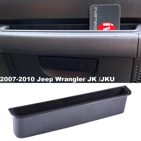 Grab Handle Storage Tray For 2007 2008 2009 2010 Jeep Wrangler JK JKU Accessories Front Passenger Organizer GrabTray Tray