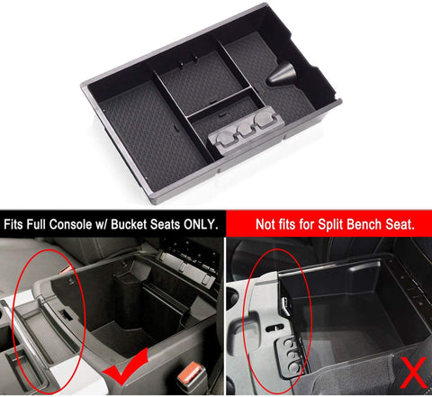 Center Console Organizer Tray For Dodge RAM 1500 With Bucket Seats 2010-2018 