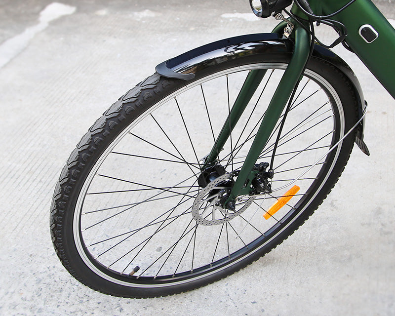 26 Inch EBike - LESOOS HiSky ArmyGreen Design EBike - LESOOS HISky