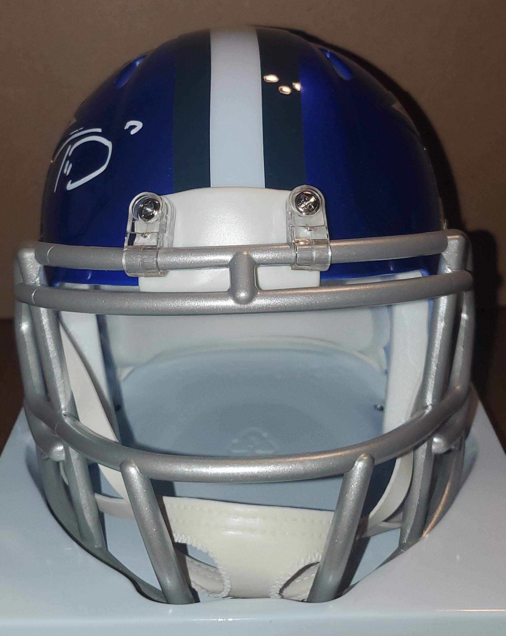 Dallas Cowboys Trevon Diggs Autographed Flash Speed Mini Helmet (BAS)