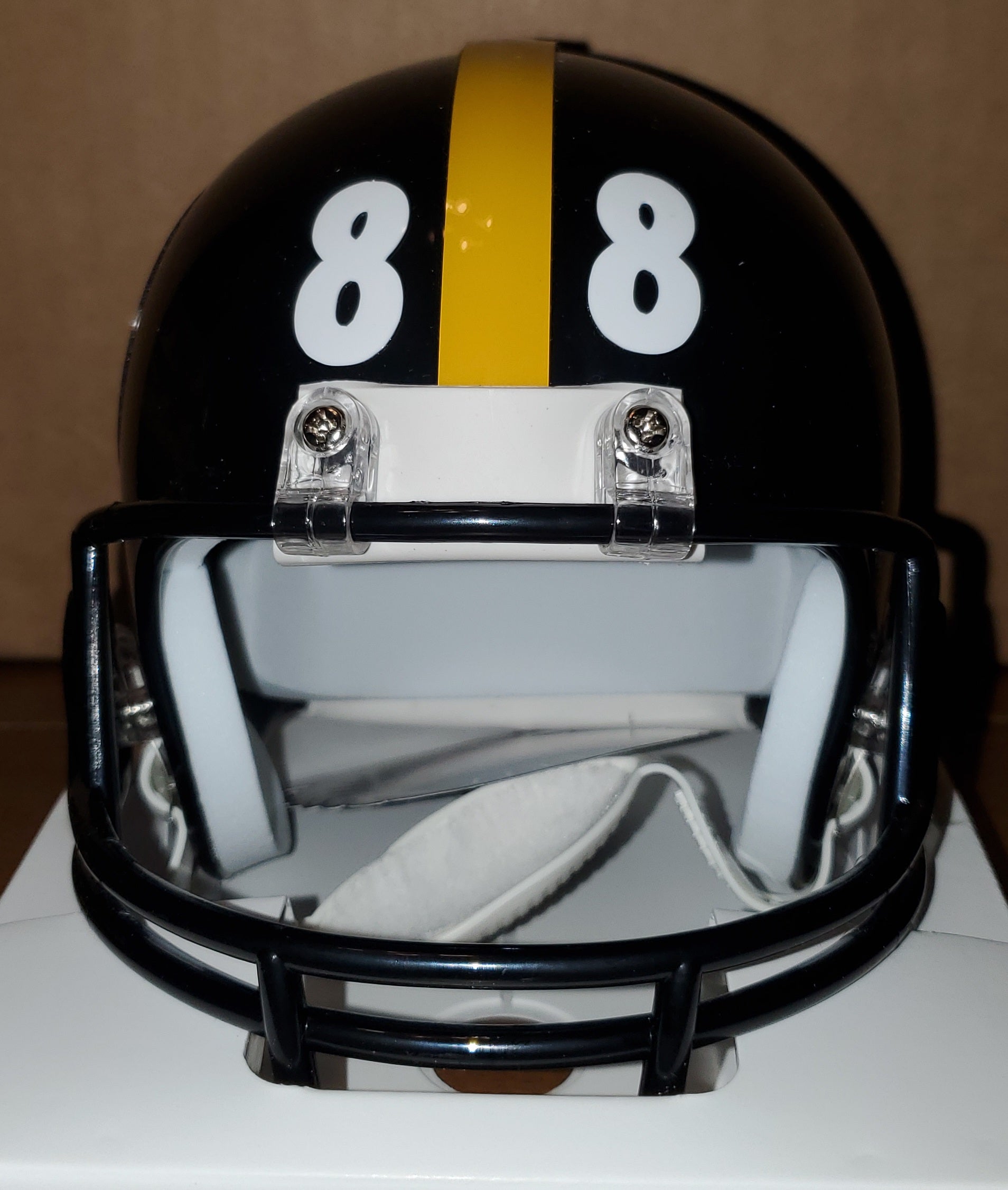 Pittsburgh Steelers Pat Freiermuth Autographed Mini Helmet (BAS)