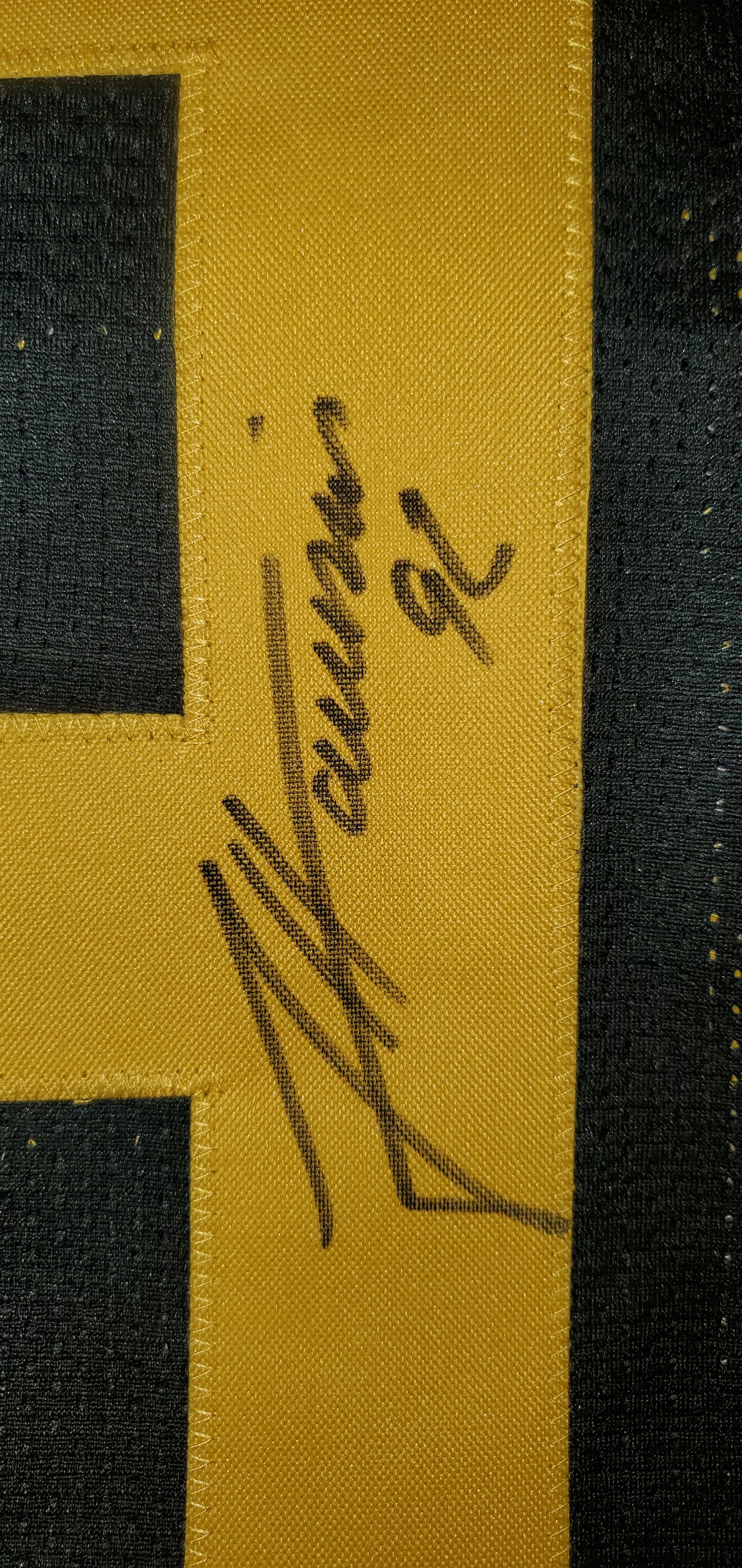 James Harrison Autographed Custom Color Rush Jersey (JSA)