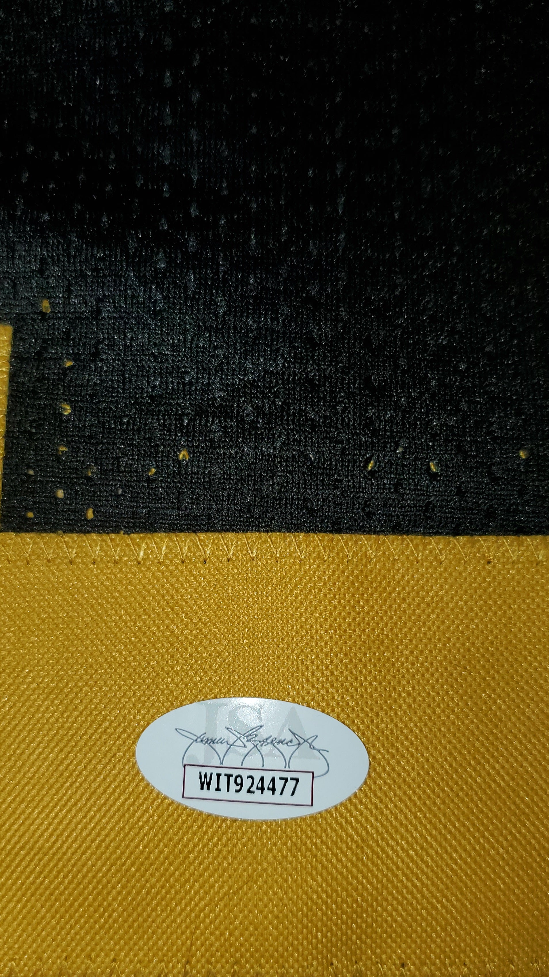 James Harrison Autographed Custom Color Rush Jersey (JSA)