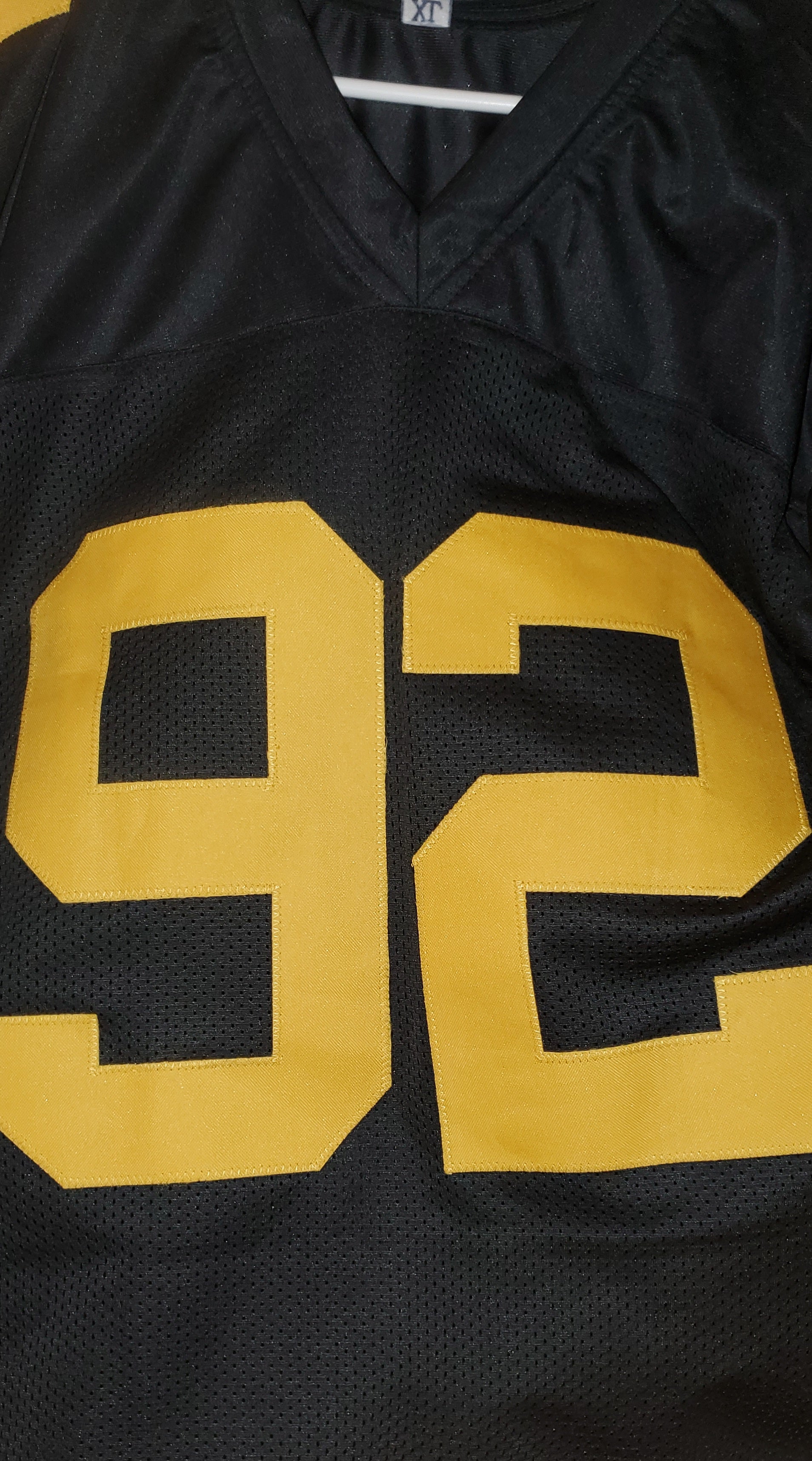 James Harrison Autographed Custom Color Rush Jersey (JSA)