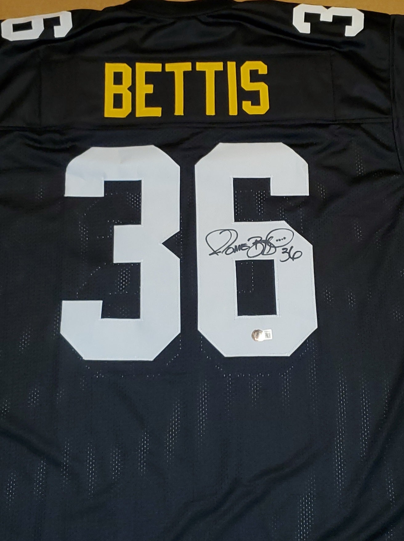 Jerome Bettis Autographed Custom Jersey (BAS)