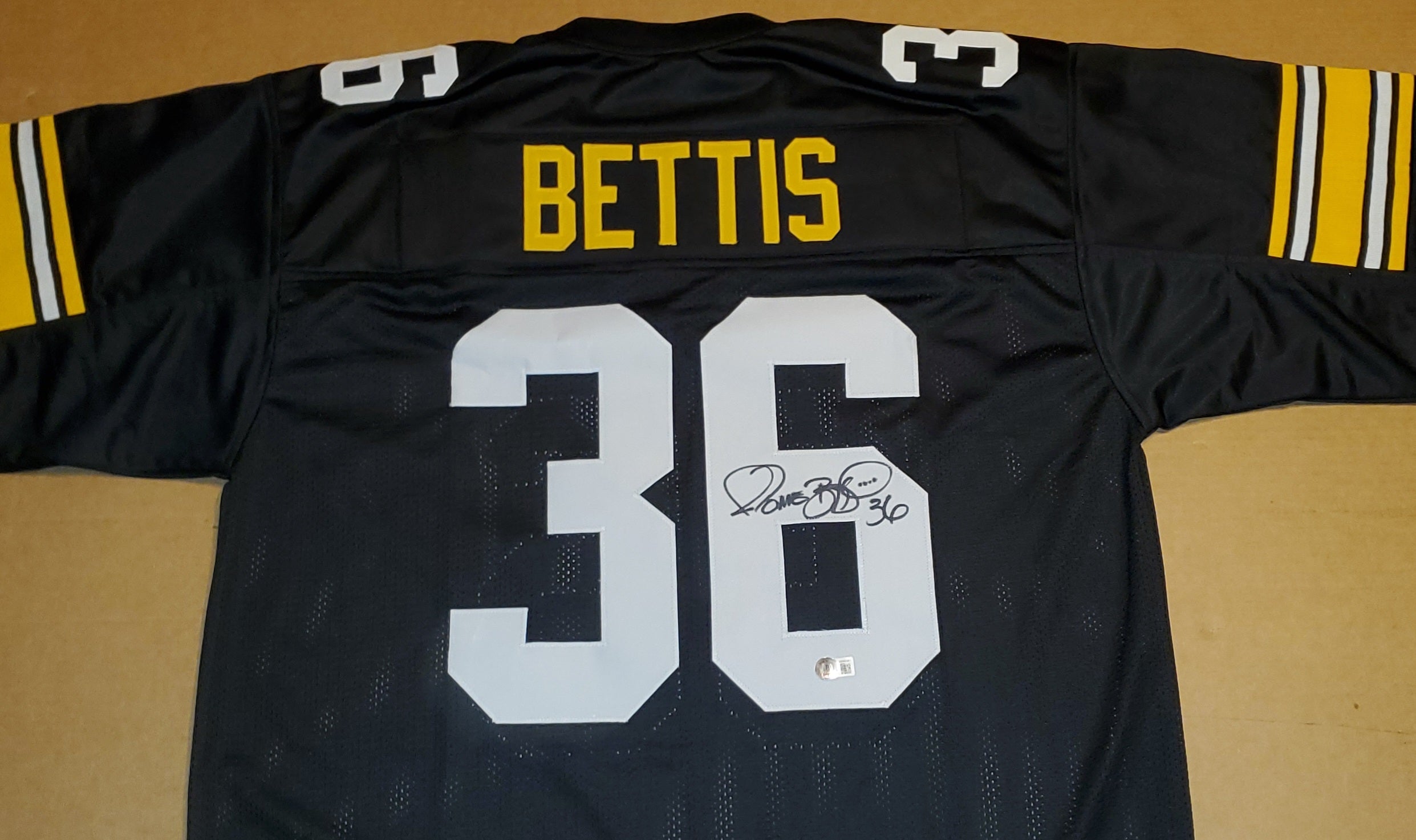 Jerome Bettis Autographed Custom Jersey (BAS)