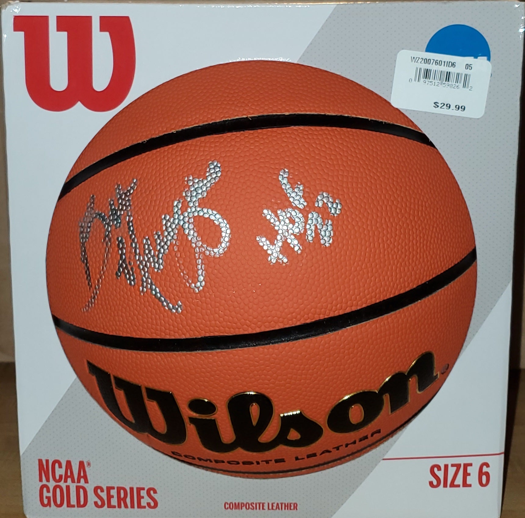 Bob Huggins Autographed Wilson NCAA Legend Basketball with HOF22 Inscription (JSA)