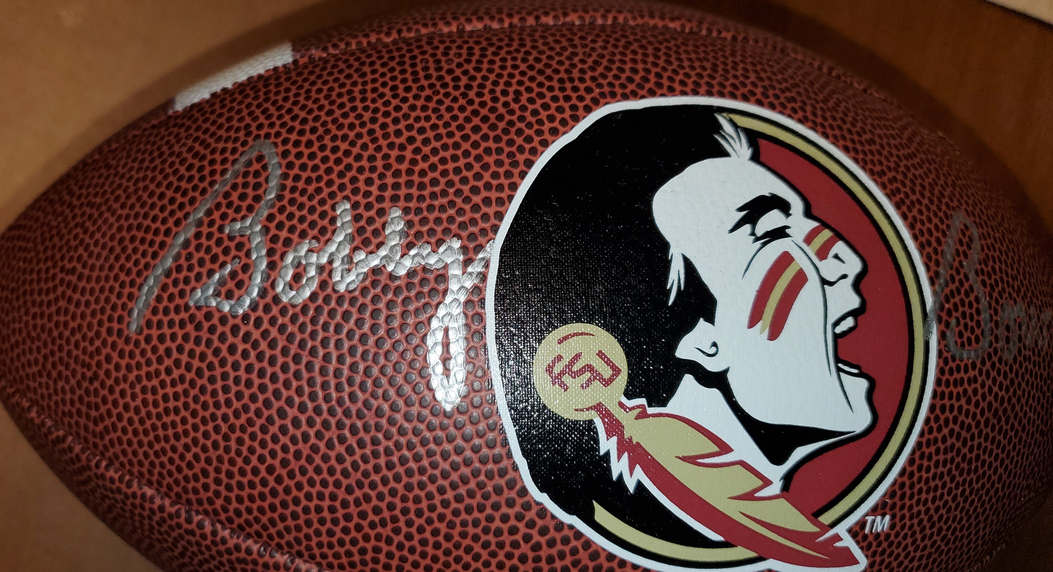 Florida State Bobby Bowden Autographed Logo Football (JSA)