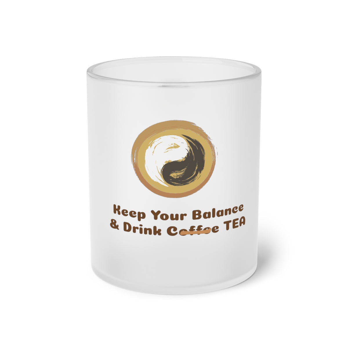 Keep your balance and drink tea - tea cups - gifts for tea lovers