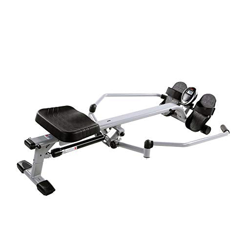Squats - Full Motion Rowing Machine Rower - 350 lb Weight Capacity and LCD Monitor - Row-N-Ride Trainer
