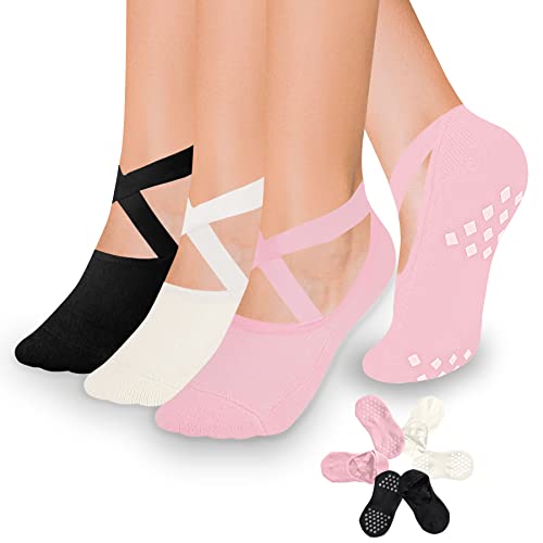 Pilates Socks - Yoga Socks with Grips