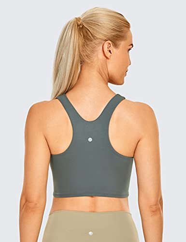 Yoga top with built in bra - comfy elastic fabric yoga top and bra