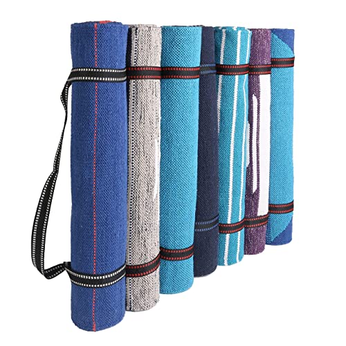 Cotton Yoga Mat Hand Woven Yoga Mat Eco Friendly Organic Handloom Mat