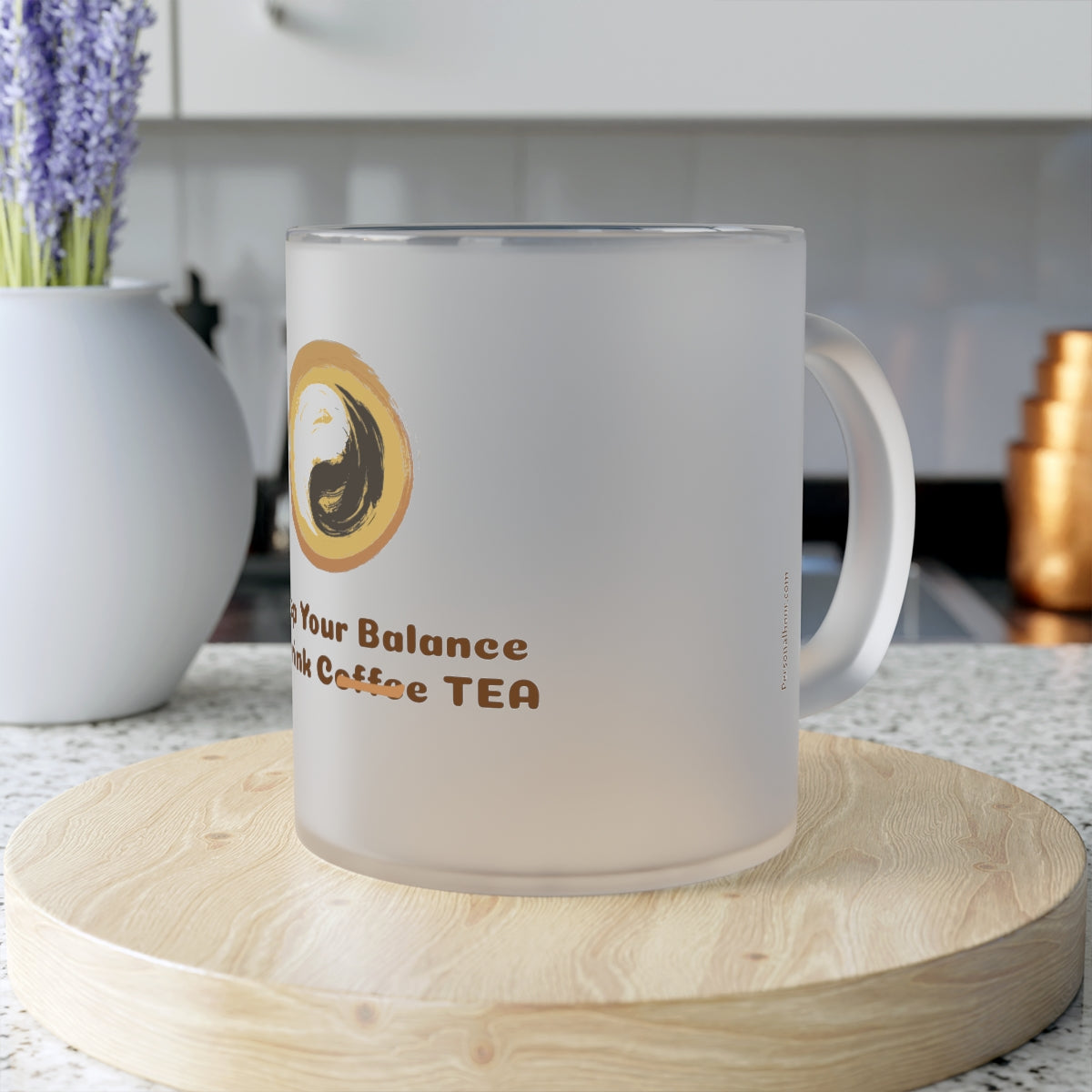 Keep your balance and drink tea - tea cups - gifts for tea lovers