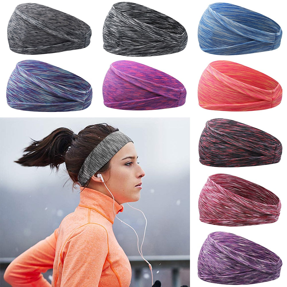 Unisex Absorbing Sweat Hair Bands for Yoga and Running