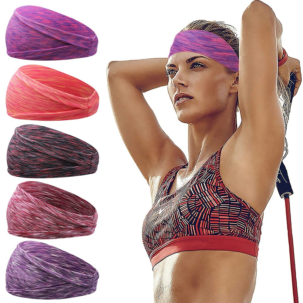 Unisex Absorbing Sweat Hair Bands for Yoga and Running