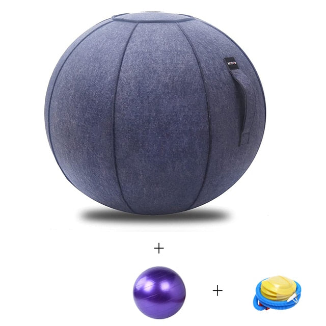 Yoga Ball Chair with Cover and Pump