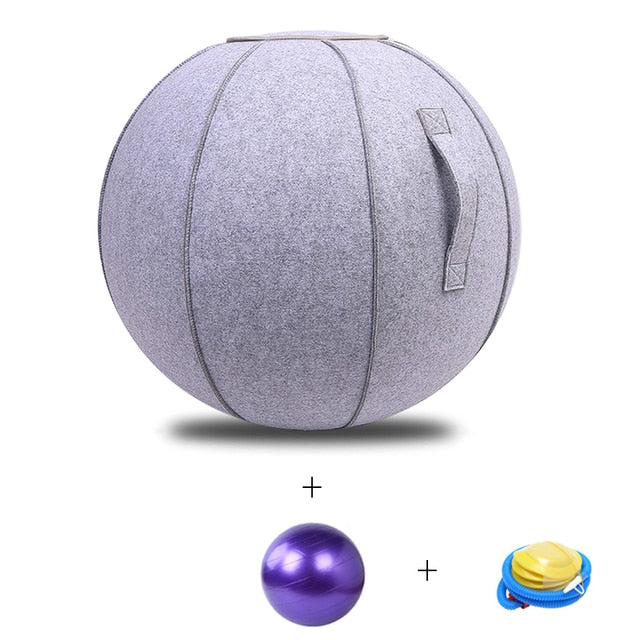 Yoga Ball Chair with Cover and Pump