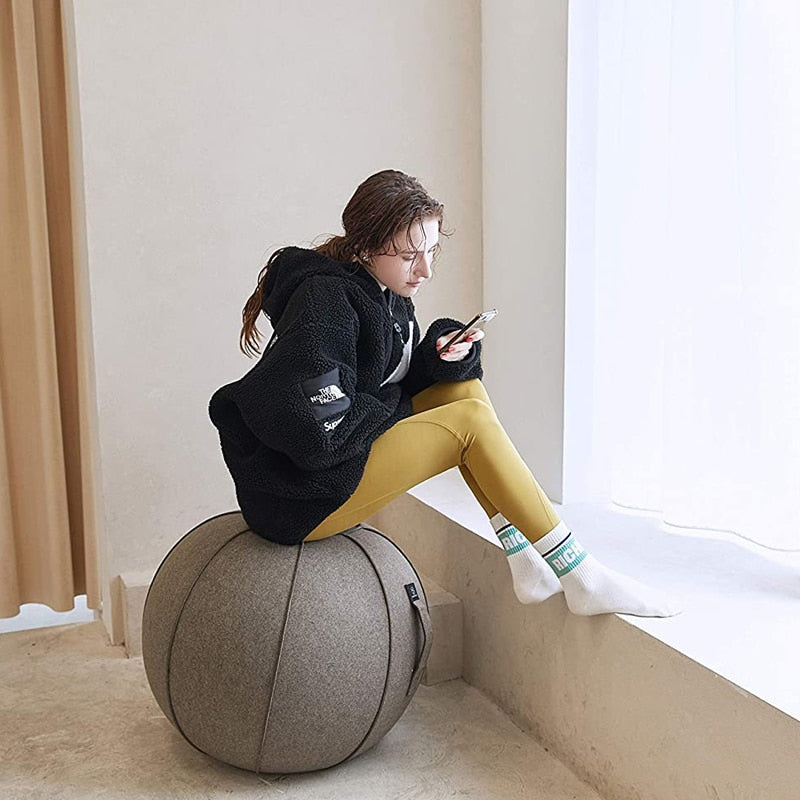 Yoga Ball Chair with Cover and Pump