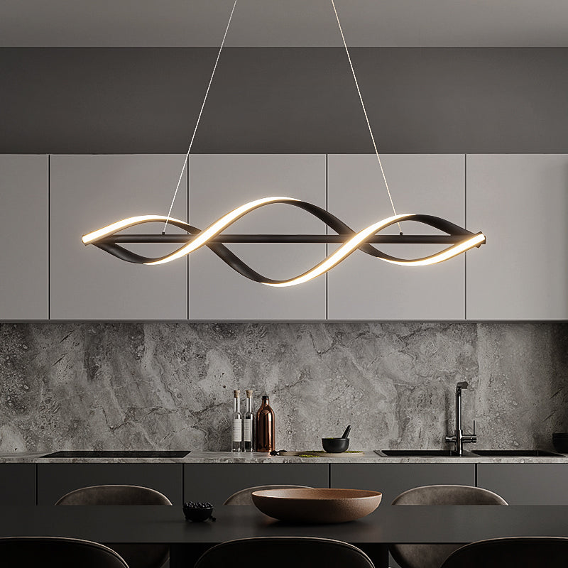 LED Nordic pendant lamp chandelier minimalist art hanging light - Zen environment lightings
