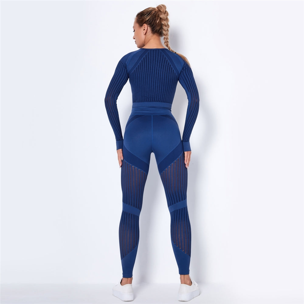 Full Sleeve Two Piece Yoga Sets Yoga and Gym