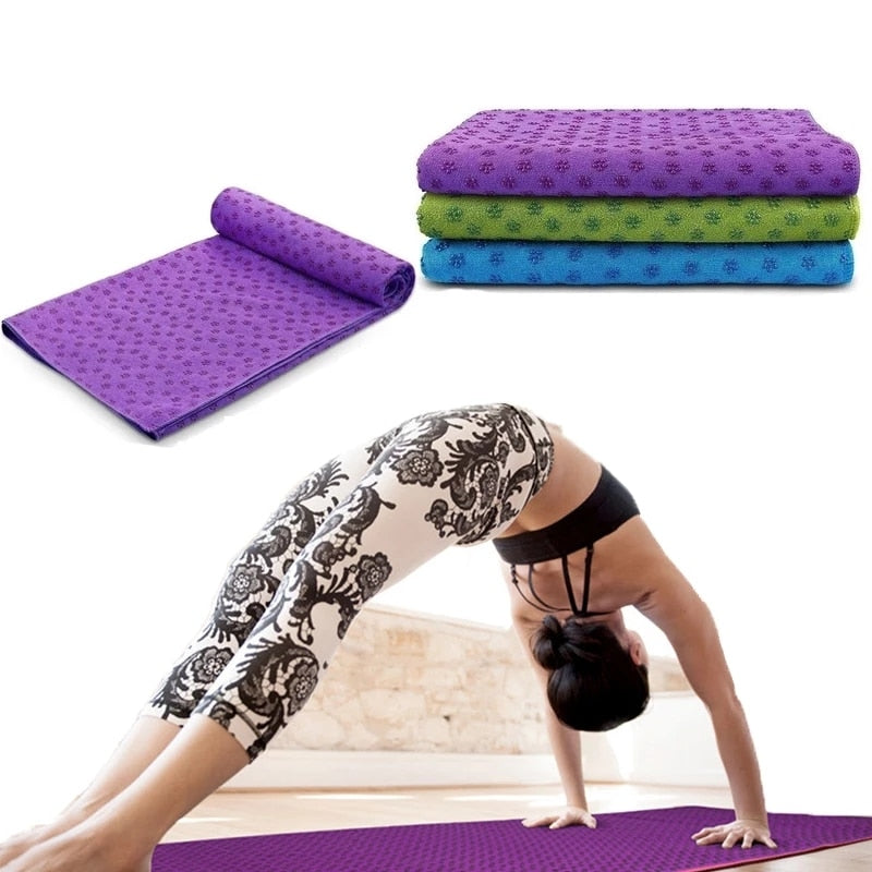 Portable Yoga Anti-Slip Blanket - Yoga Mat Towel Sports Blanket