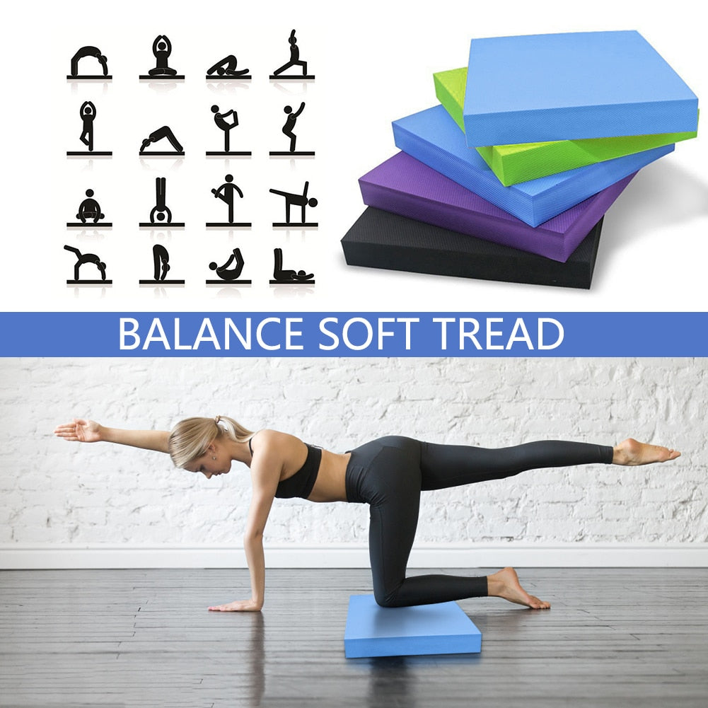 Pilates - Balance Foam Pad Rehabilitation Stability Training Stability Trainer Pad Thickened Equipment