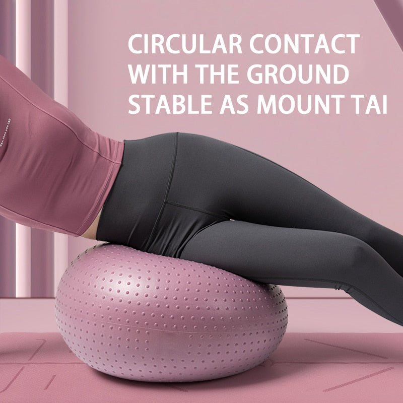 Yoga Ball -  Pilates Donut Balance Mat
